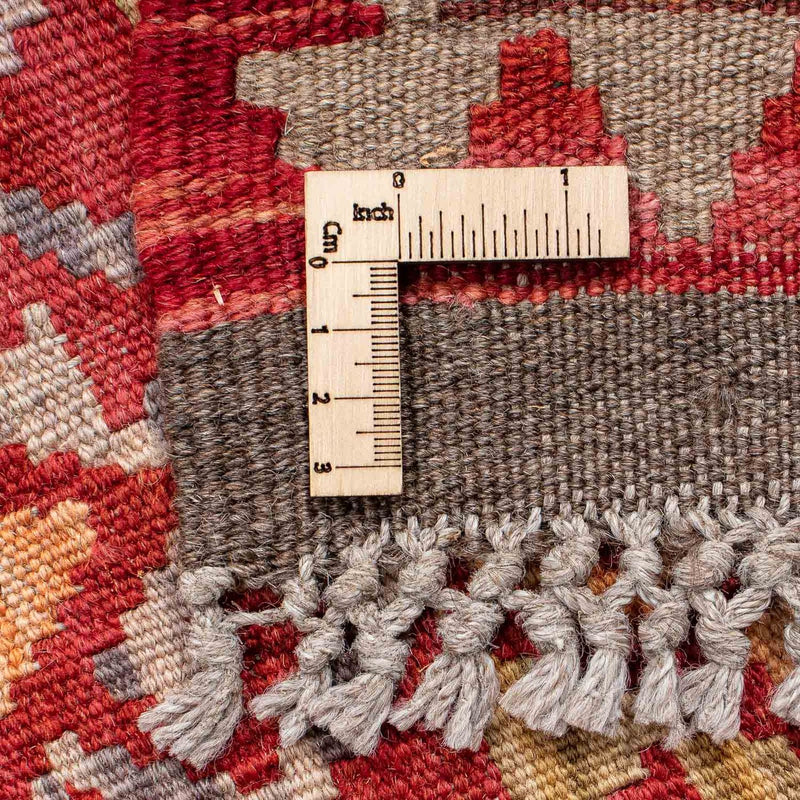 Biegacz Dywan Kelim - Splash - 183 x 58 cm - czerwony