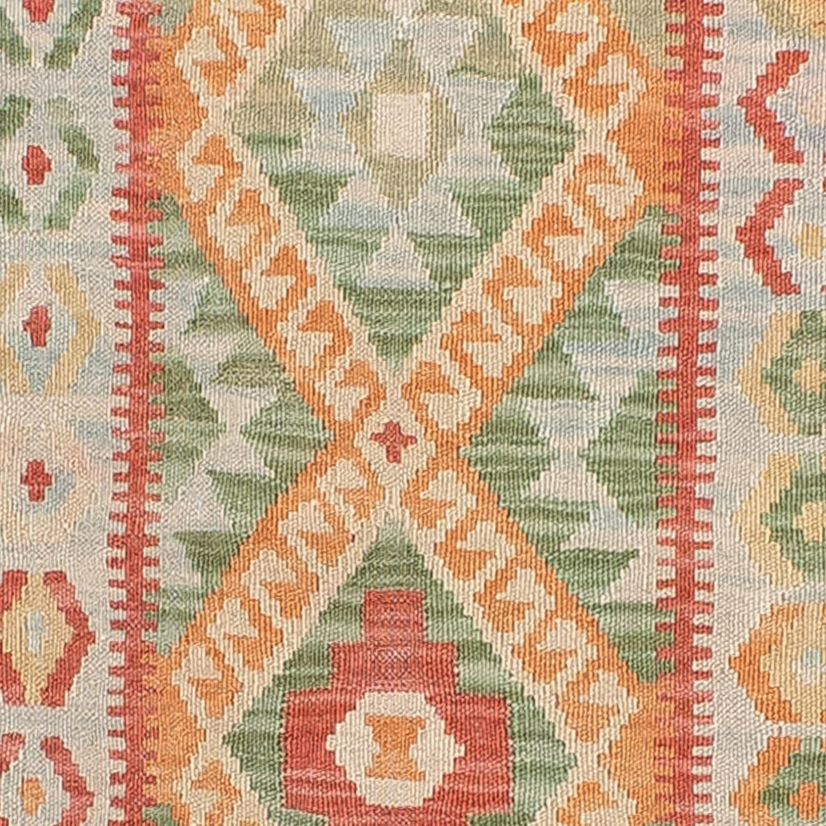 Biegacz Dywan Kelim - Splash - 287 x 83 cm - wielokolorowy