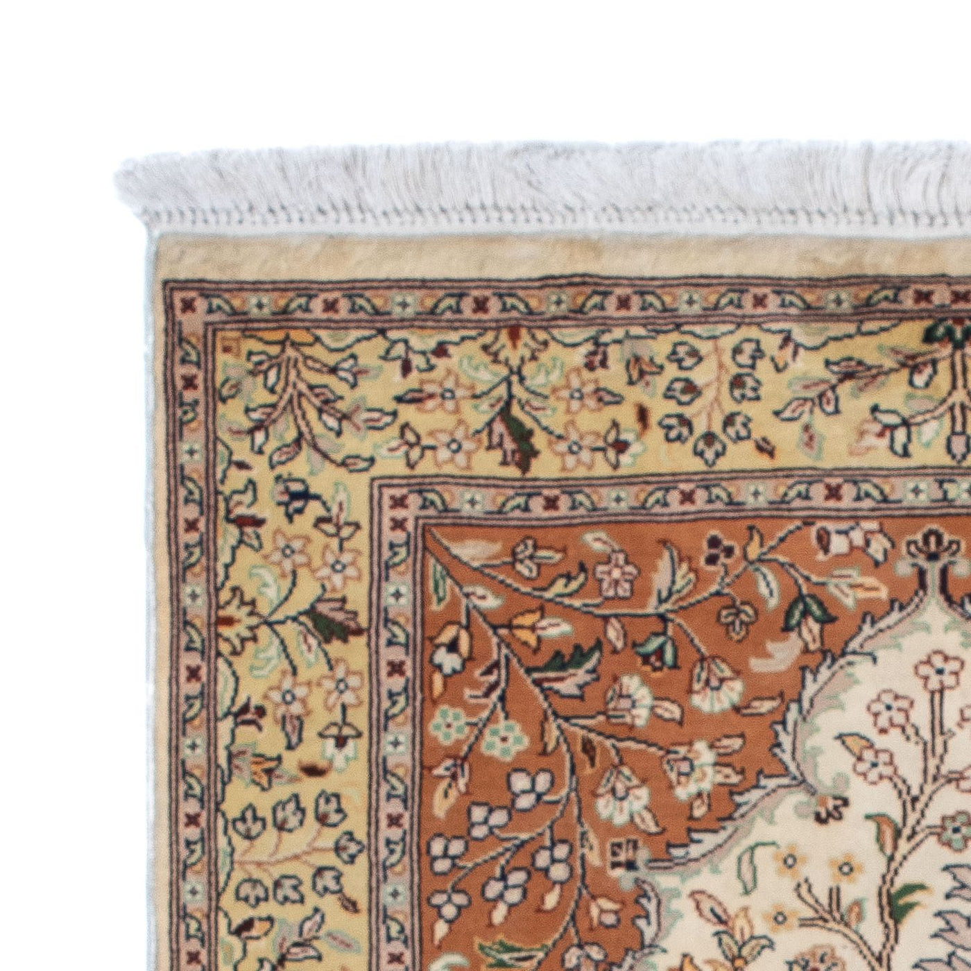 Jedwab kaszmirski Dywan 124x76cm - Dywan orientalny
