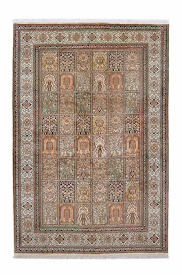 Jedwabny dywan - Kashmir Silk - 260 x 172 cm - wielokolorowy
