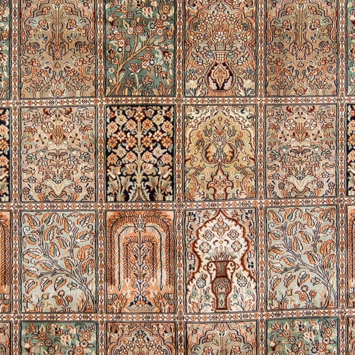 Jedwabny dywan - Kashmir Silk - 260 x 172 cm - wielokolorowy