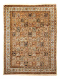 Jedwabny dywan - Kashmir Silk - 325 x 249 cm - brązowy