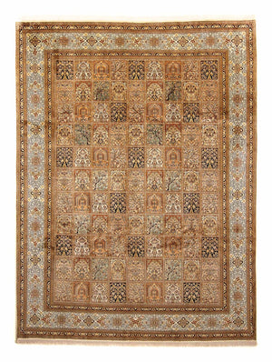 Jedwabny dywan - Kashmir Silk - 325 x 249 cm - brązowy
