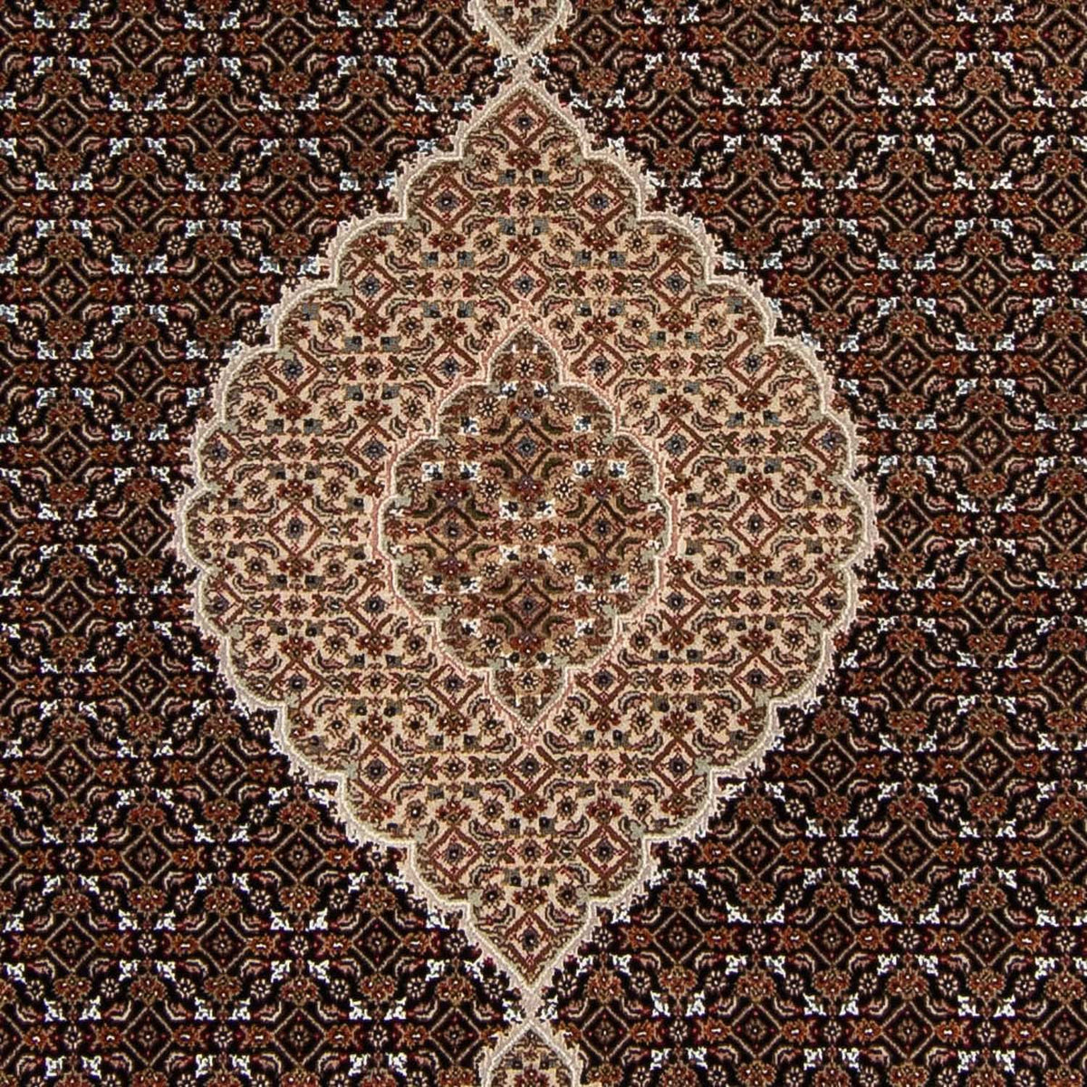 Dywan perski - Tabriz - 300 x 201 cm - ciemnoniebieski