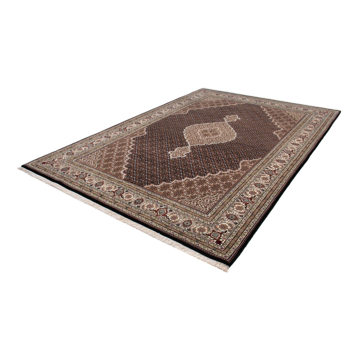 Dywan perski - Tabriz - 300 x 201 cm - ciemnoniebieski