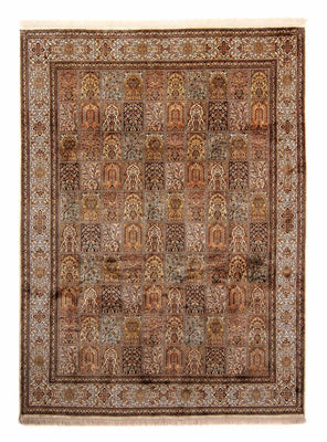 Jedwabny dywan - Kashmir Silk - 332 x 248 cm - brązowy