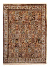 Jedwabny dywan - Kashmir Silk - 332 x 248 cm - brązowy