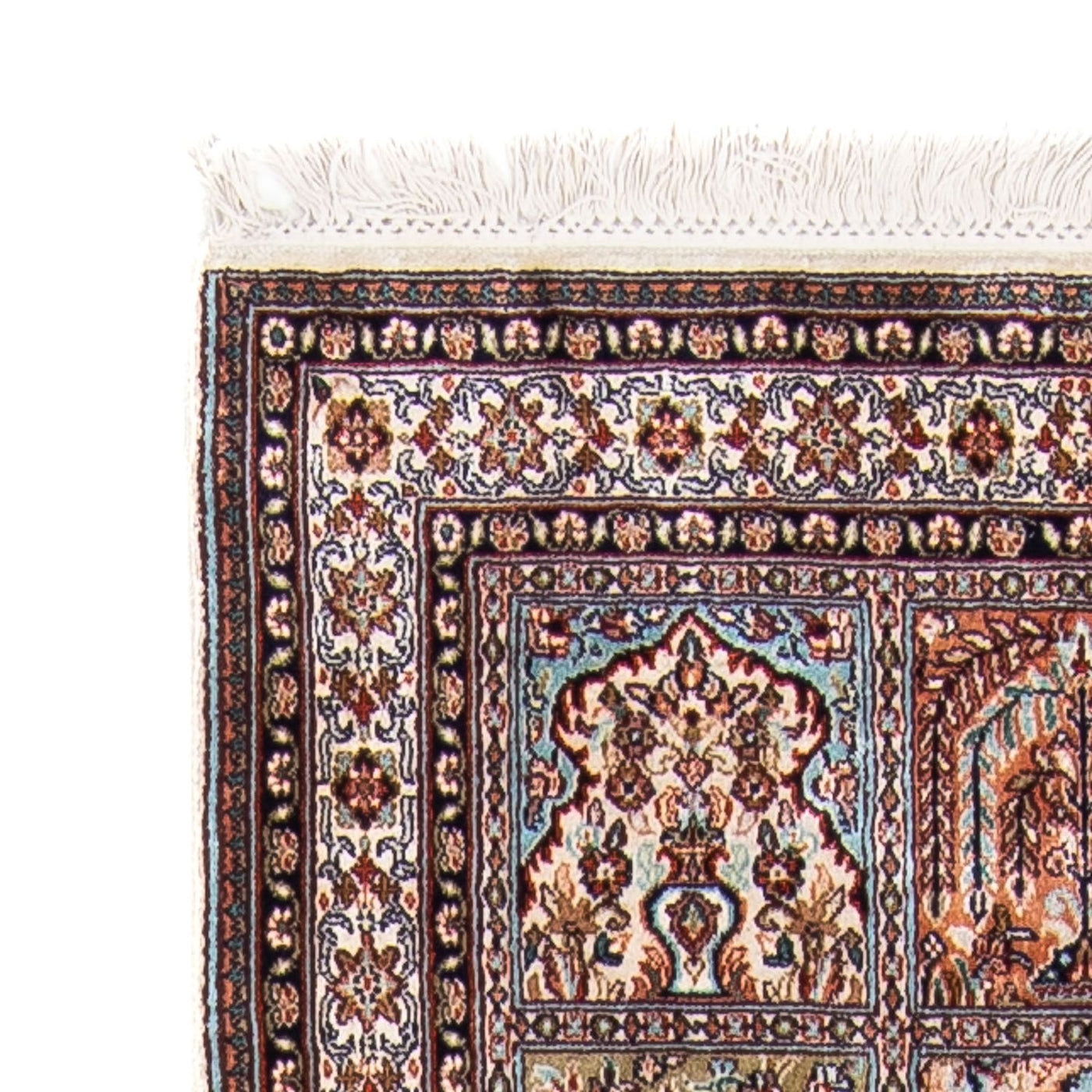 Jedwab kaszmirski Dywan 227x79cm - Dywan orientalny