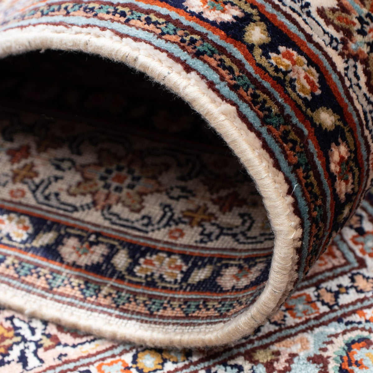 Biegacz Jedwabny dywan - Kashmir Silk - 227 x 79 cm - wielokolorowy