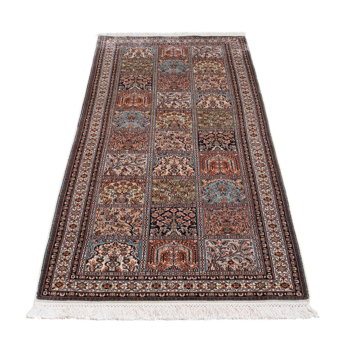 Biegacz Jedwabny dywan - Kashmir Silk - 227 x 79 cm - wielokolorowy
