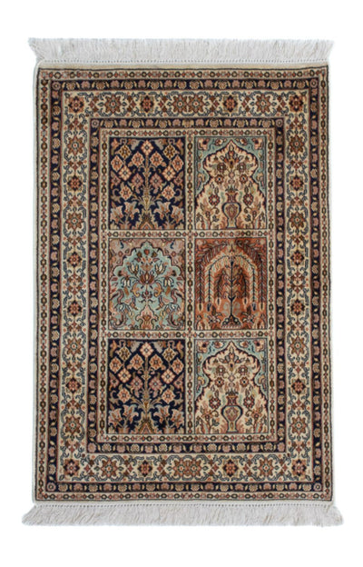 Jedwab kaszmirski Dywan 63x93cm - Dywan orientalny