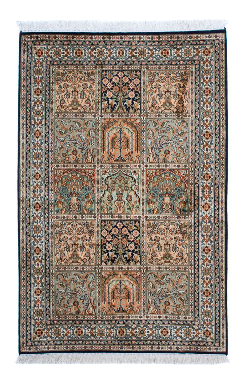 Jedwabny dywan - Kashmir Silk - 150 x 92 cm - wielokolorowy