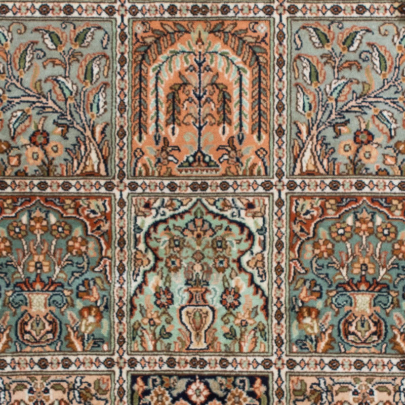 Jedwabny dywan - Kashmir Silk - 150 x 92 cm - wielokolorowy