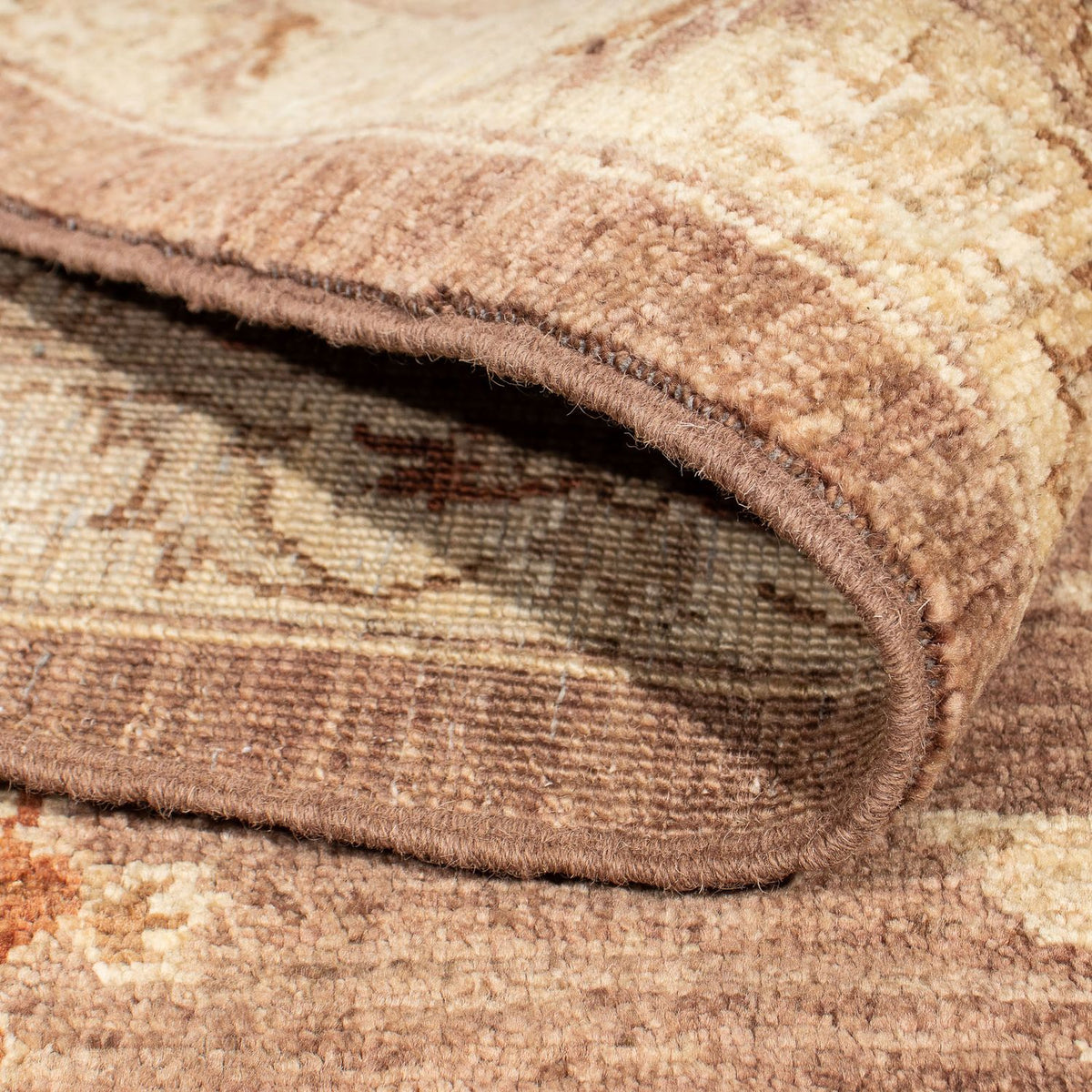 Dywan Zieglera - 369 x 270 cm - ciemnobrązowy