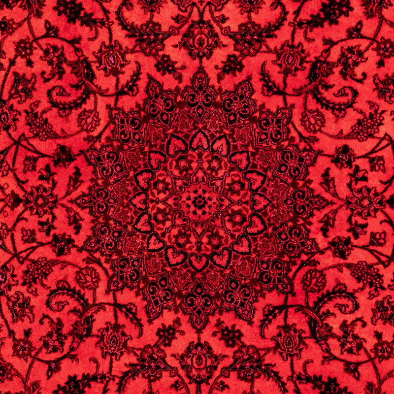 Dywan perski - Nain - 306 x 197 cm - ciemna czerwień