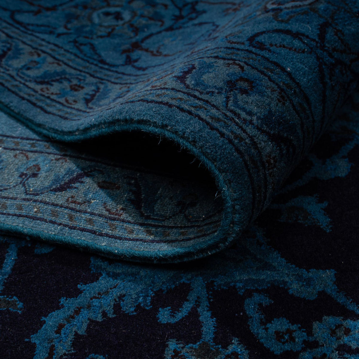 Dywan perski - Nain - 299 x 200 cm - ciemnoniebieski