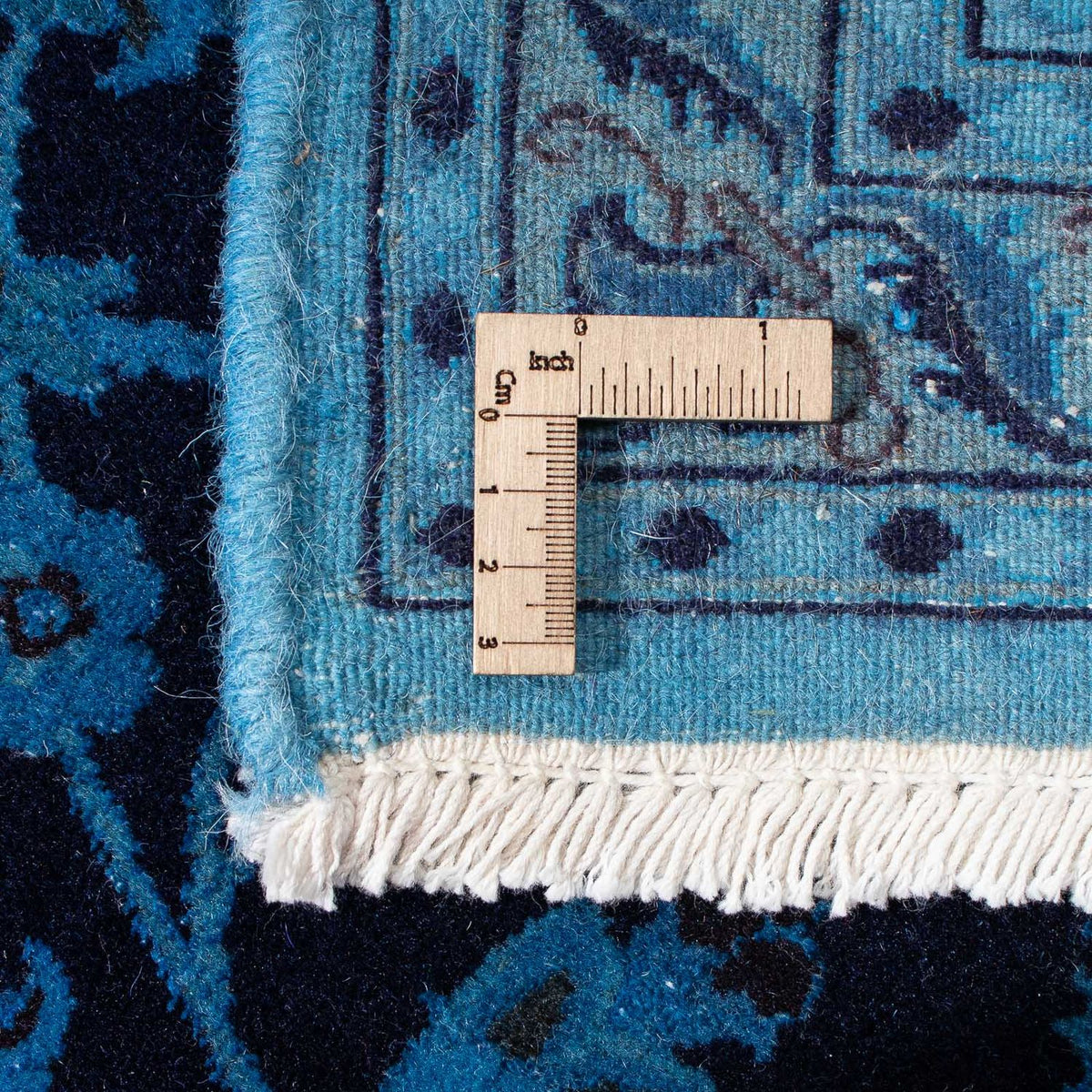 Dywan perski - Nain - 298 x 200 cm - ciemnoniebieski