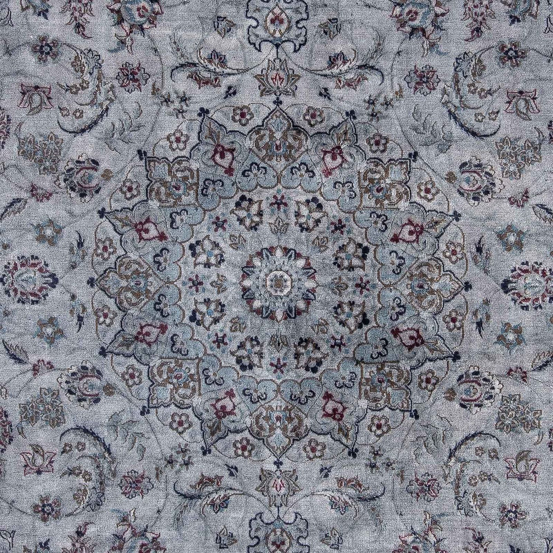 Dywan perski - Nain - 296 x 202 cm - szary