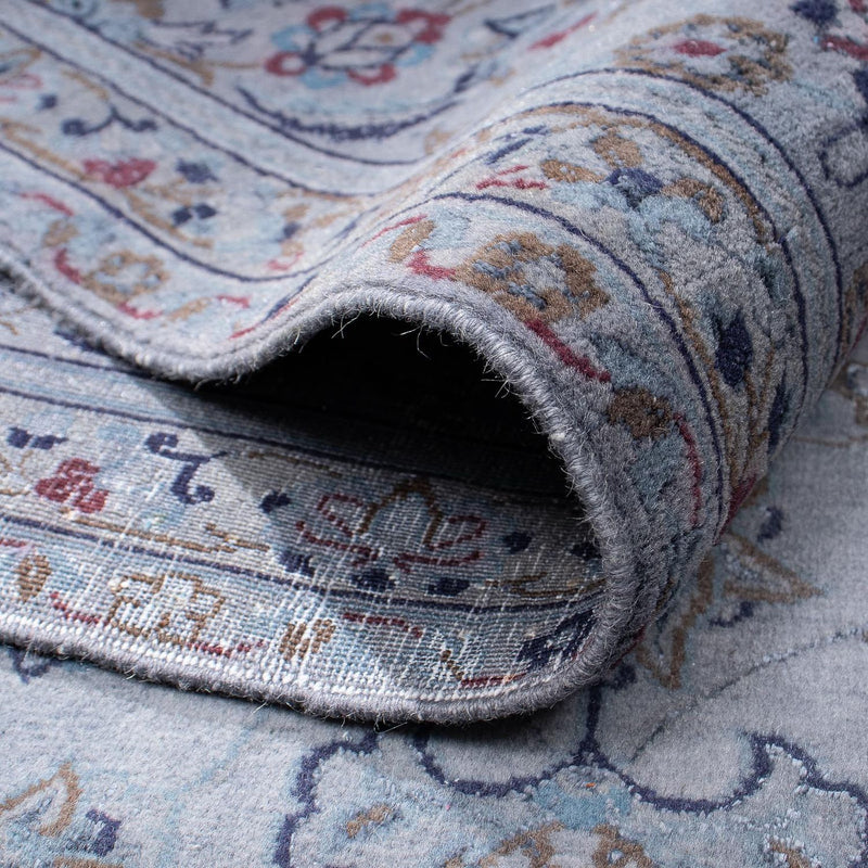 Dywan perski - Nain - 296 x 202 cm - szary