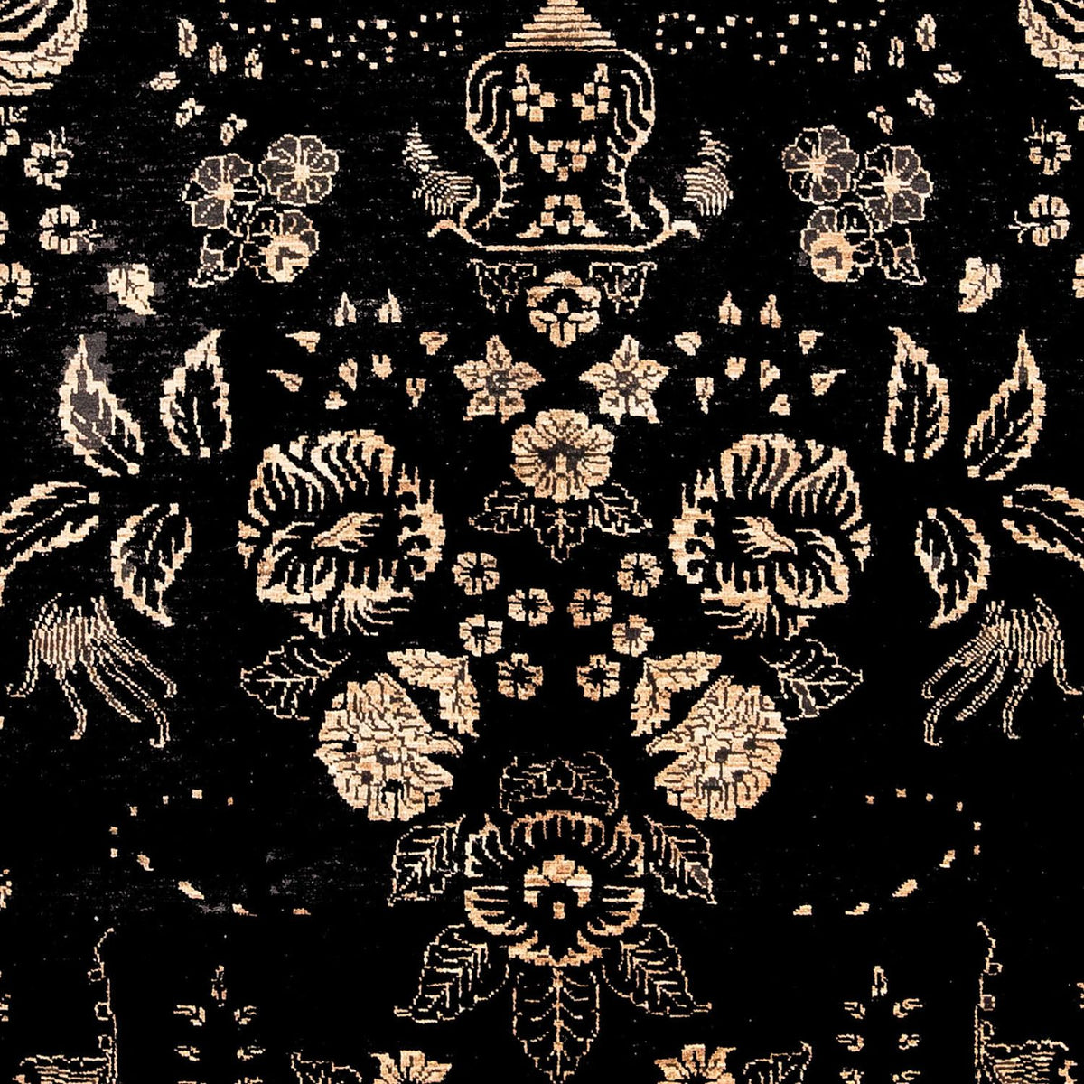 Designerski dywan - 301 x 212 cm - ciemnoniebieski