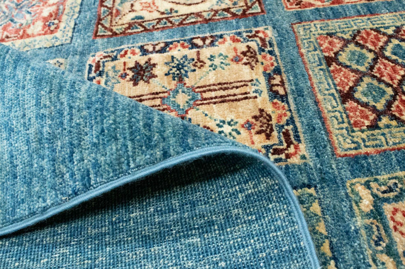 Dywan Zieglera - 209 x 145 cm - morski błękit