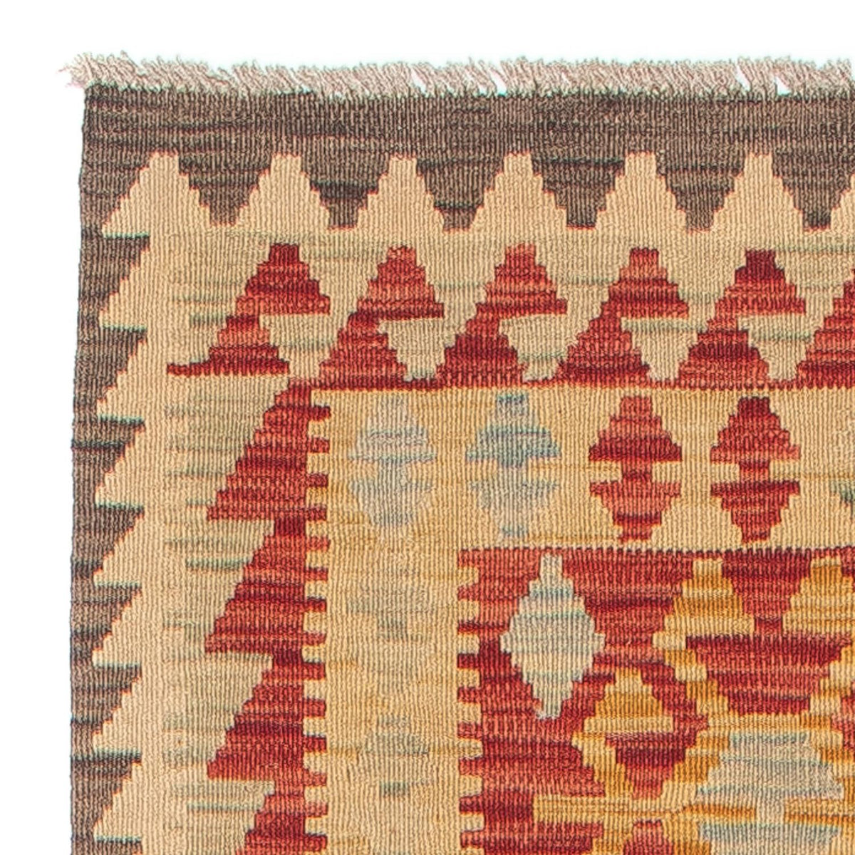 Biegacz Dywan Kelim - Splash - 389 x 77 cm - wielokolorowy