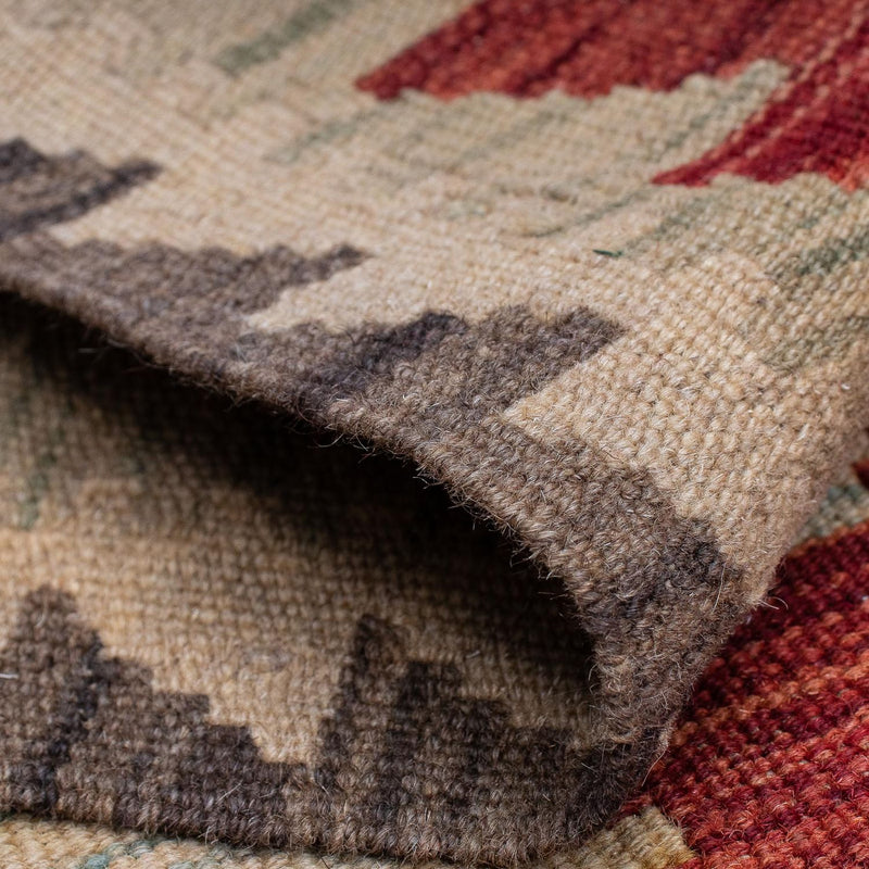 Biegacz Dywan Kelim - Splash - 389 x 77 cm - wielokolorowy