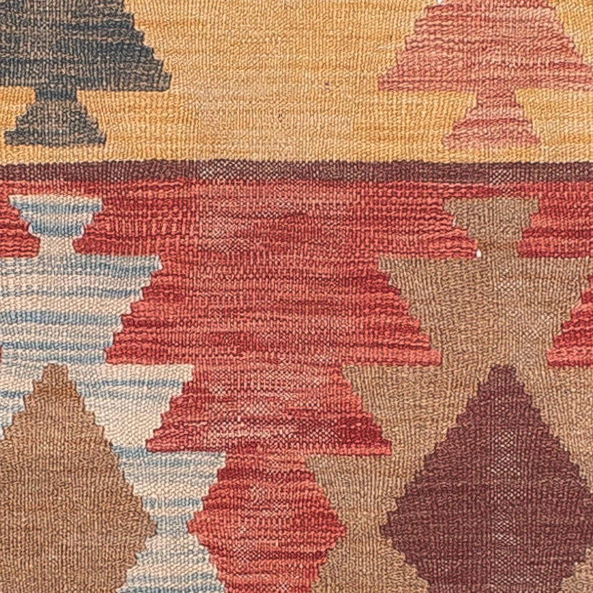 Biegacz Dywan Kelim - Splash - 296 x 74 cm - wielokolorowy