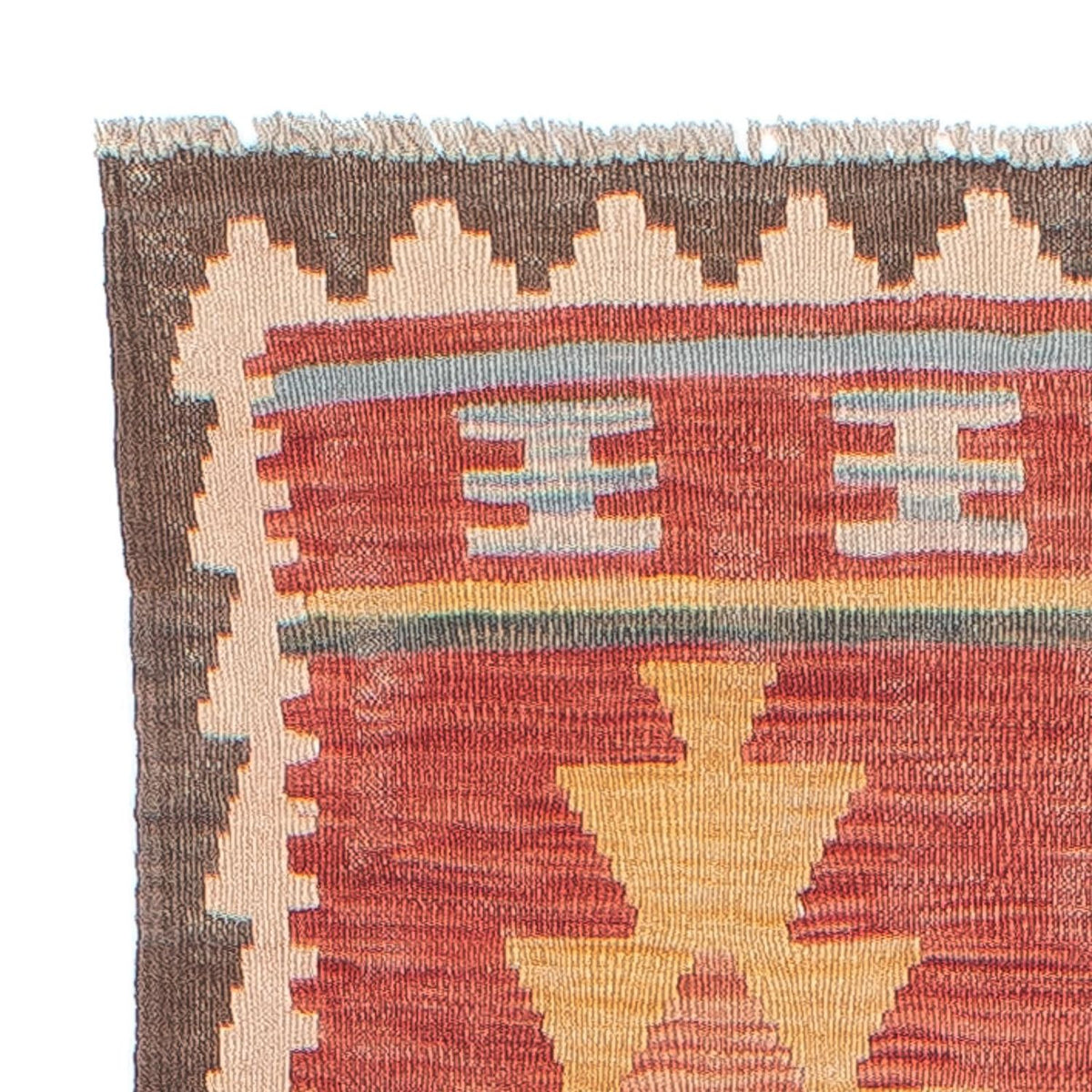 Biegacz Dywan Kelim - Splash - 296 x 74 cm - wielokolorowy