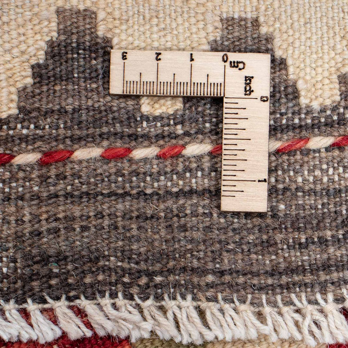 Biegacz Dywan Kelim - Splash - 393 x 77 cm - czerwony