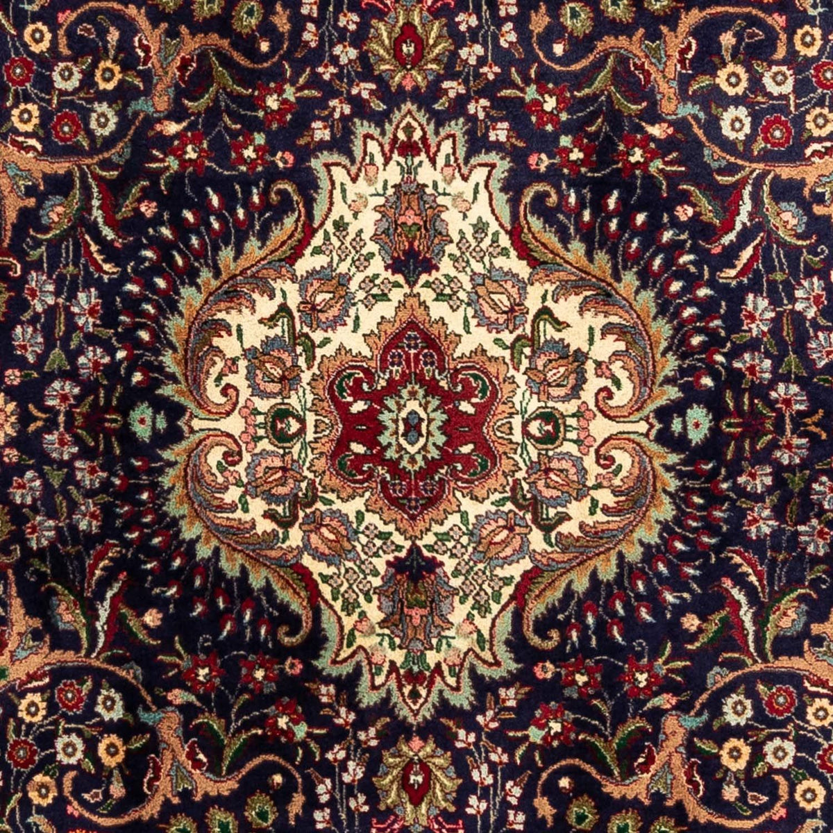 Dywan perski - Klasyczny - 233 x 179 cm - ciemnoniebieski