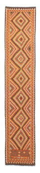 Kilim Maimana Dywan 394x76cm - Dywan wełniany