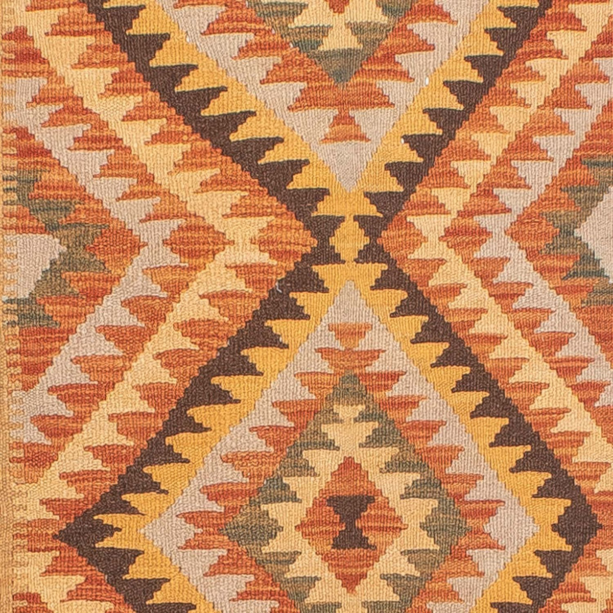 Biegacz Dywan Kelim - Splash - 394 x 76 cm - wielokolorowy