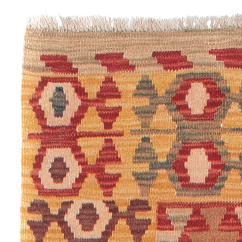 Biegacz Dywan Kelim - Splash - 394 x 70 cm - wielokolorowy