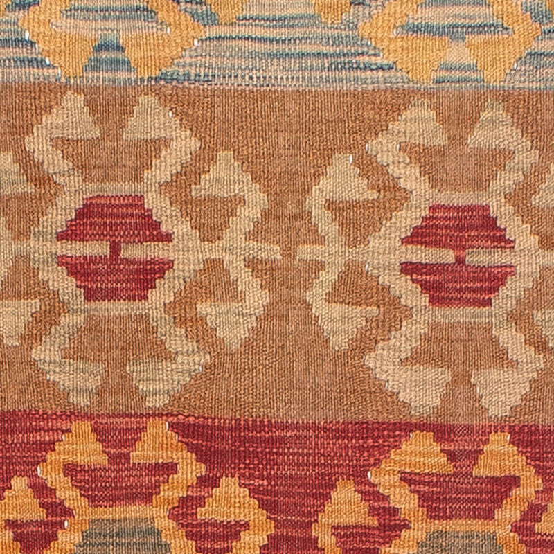 Biegacz Dywan Kelim - Splash - 407 x 76 cm - wielokolorowy