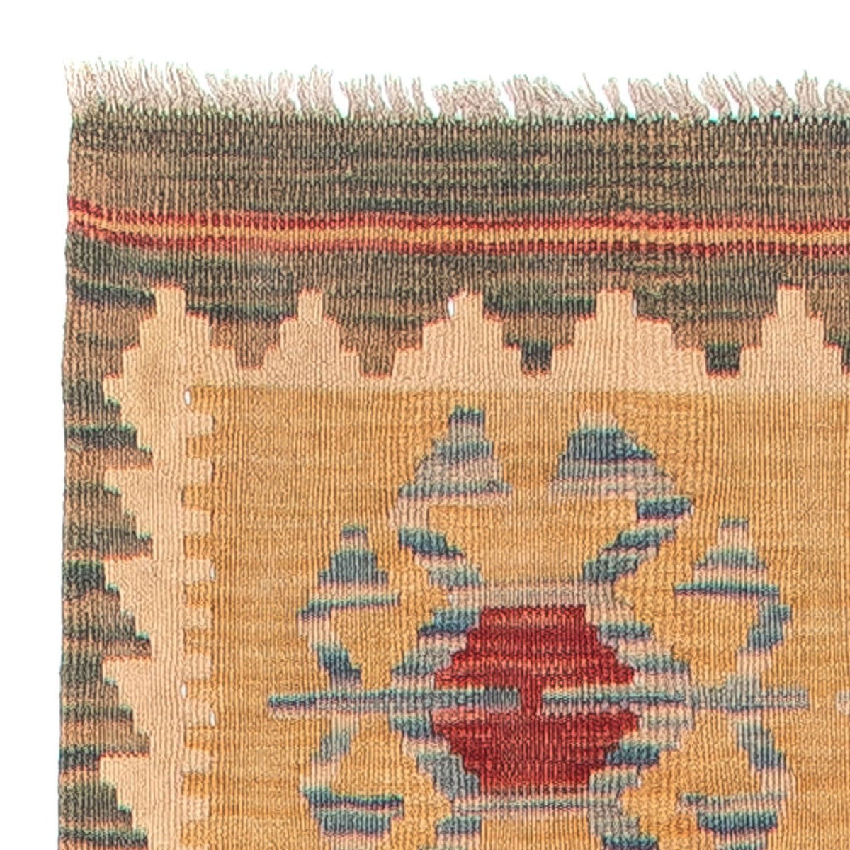 Biegacz Dywan Kelim - Splash - 407 x 76 cm - wielokolorowy