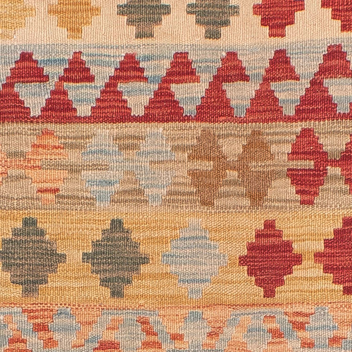 Biegacz Dywan Kelim - Splash - 396 x 69 cm - wielokolorowy