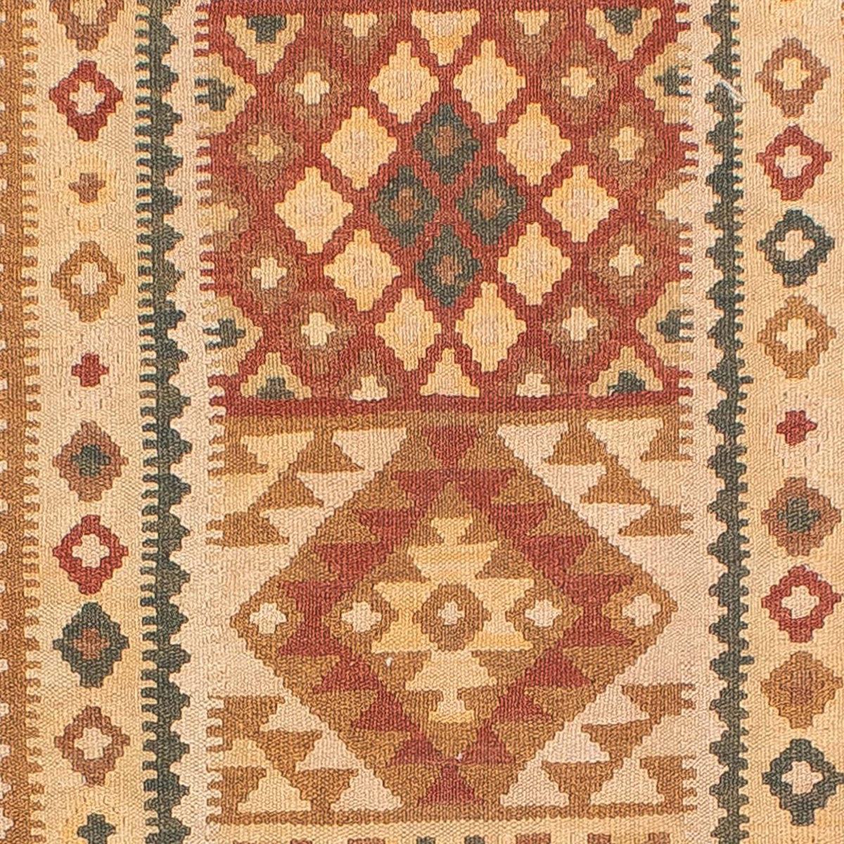 Biegacz Dywan Kelim - Splash - 371 x 88 cm - wielokolorowy