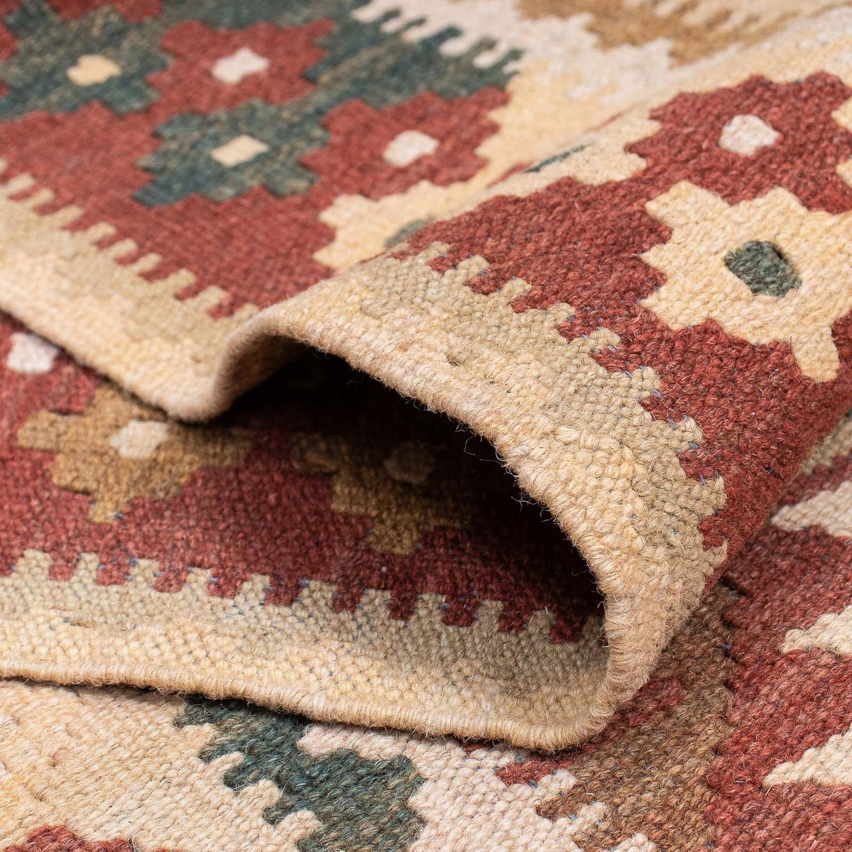 Biegacz Dywan Kelim - Splash - 371 x 88 cm - wielokolorowy