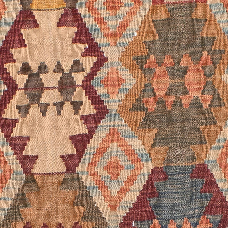 Biegacz Dywan Kelim - Splash - 387 x 70 cm - wielokolorowy