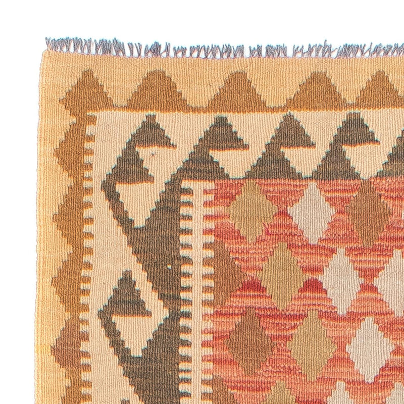 Biegacz Dywan Kelim - Splash - 300 x 82 cm - jasna czerwień