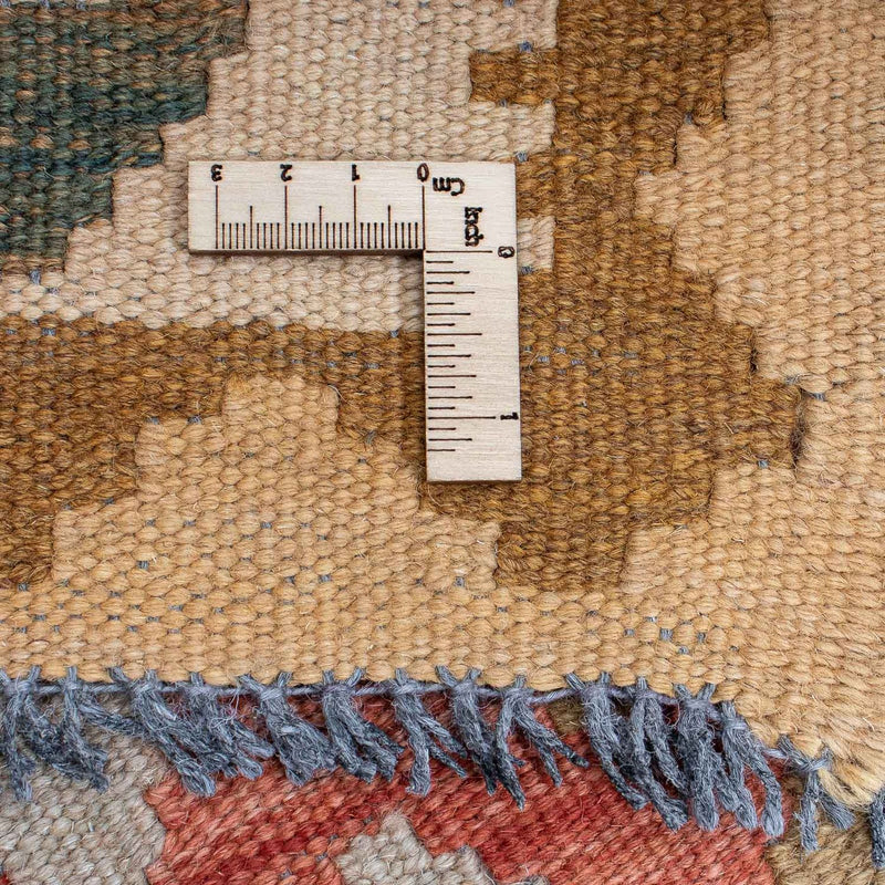 Biegacz Dywan Kelim - Splash - 300 x 82 cm - jasna czerwień