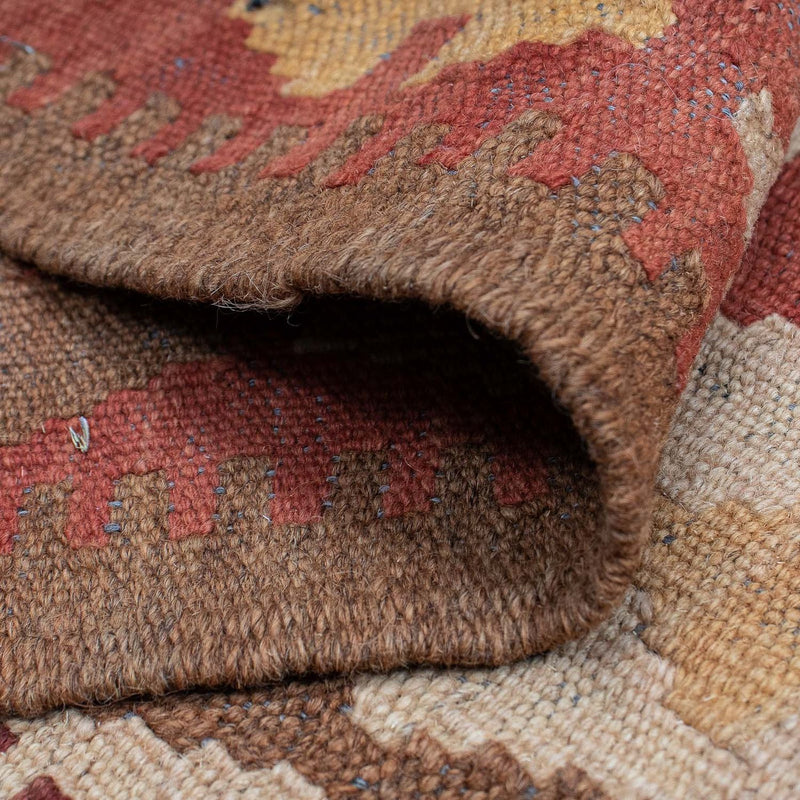 Biegacz Dywan Kelim - Splash - 323 x 90 cm - jasna czerwień