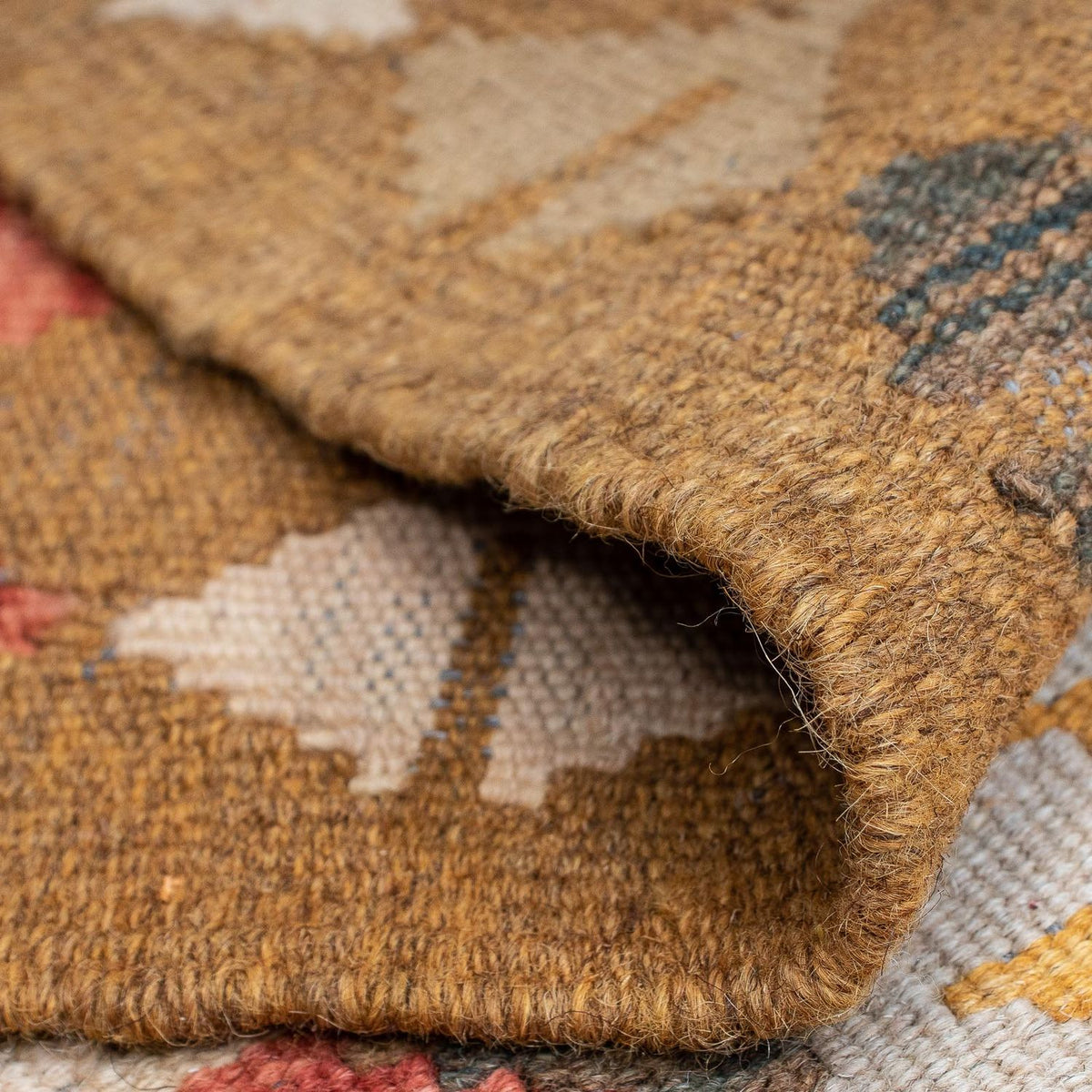 Biegacz Dywan Kelim - Splash - 298 x 80 cm - wielokolorowy