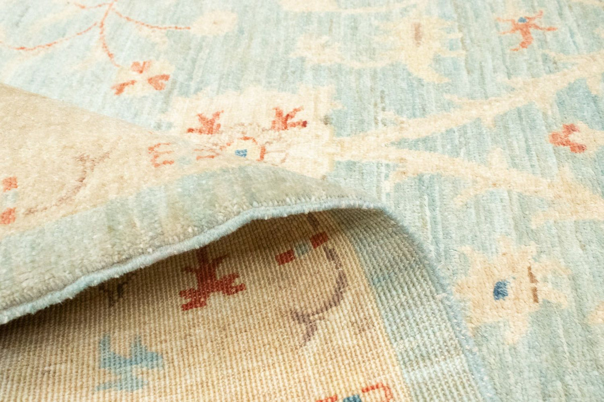 Dywan Zieglera - 186 x 125 cm - jasnoniebieski