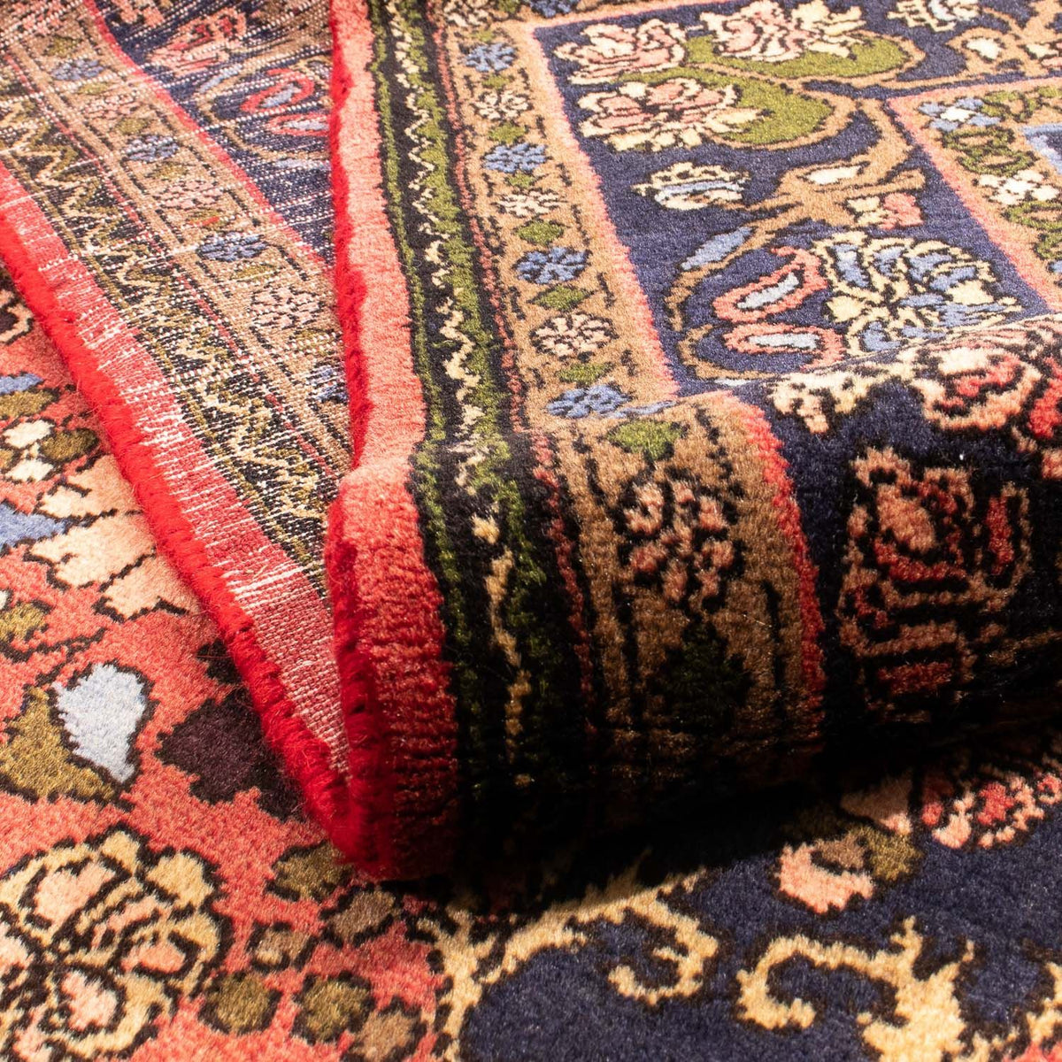 Perski dywan - Nomadyczny - 255 x 154 cm - jasna czerwień