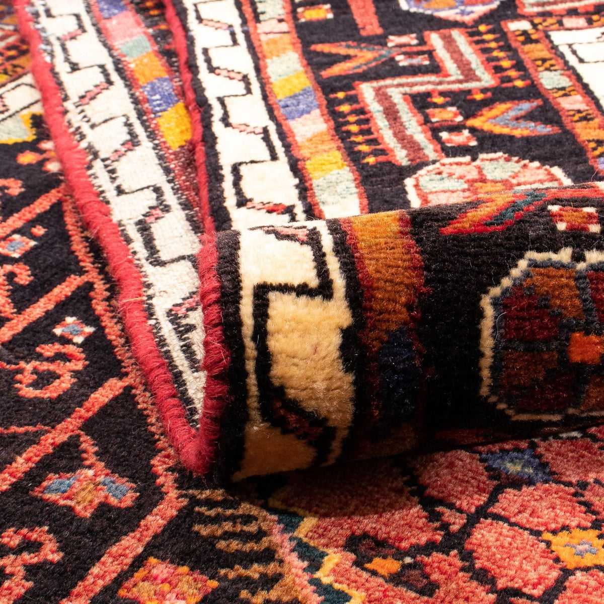 Perski dywan - Nomadyczny - 248 x 140 cm - ciemna czerwień