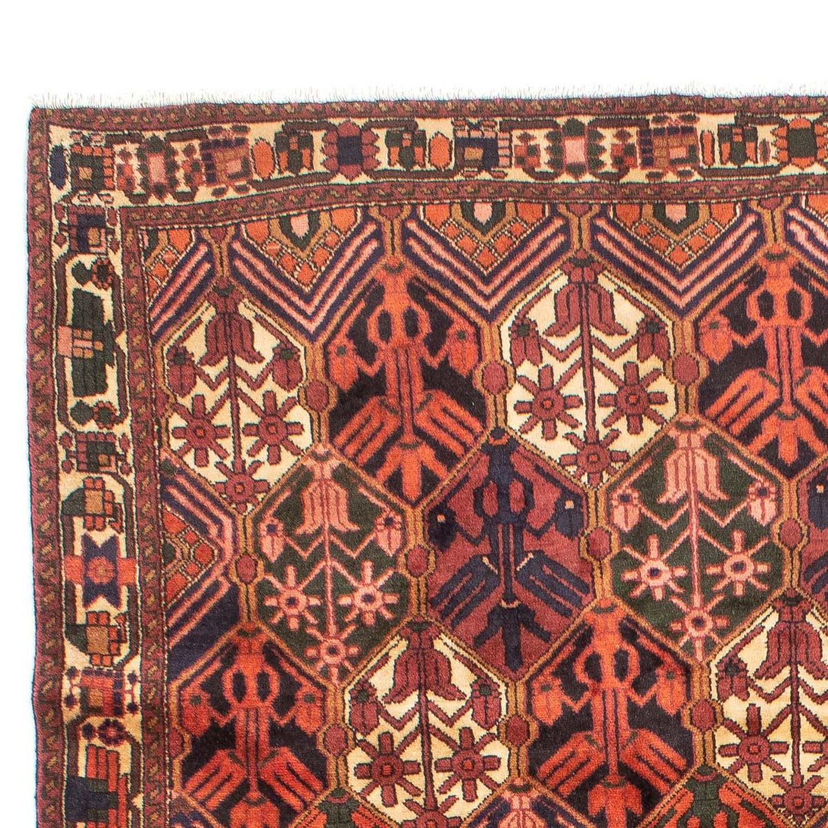 Perski dywan - Nomadyczny - 288 x 210 cm - jasna czerwień