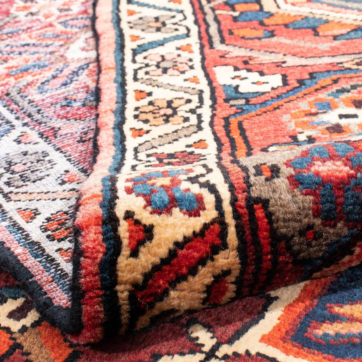 Perski dywan - Nomadyczny - 279 x 230 cm - jasna czerwień