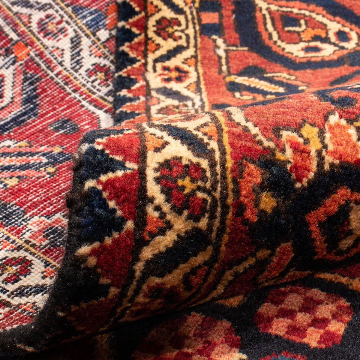 Perski dywan - Nomadyczny - 318 x 211 cm - czerwony